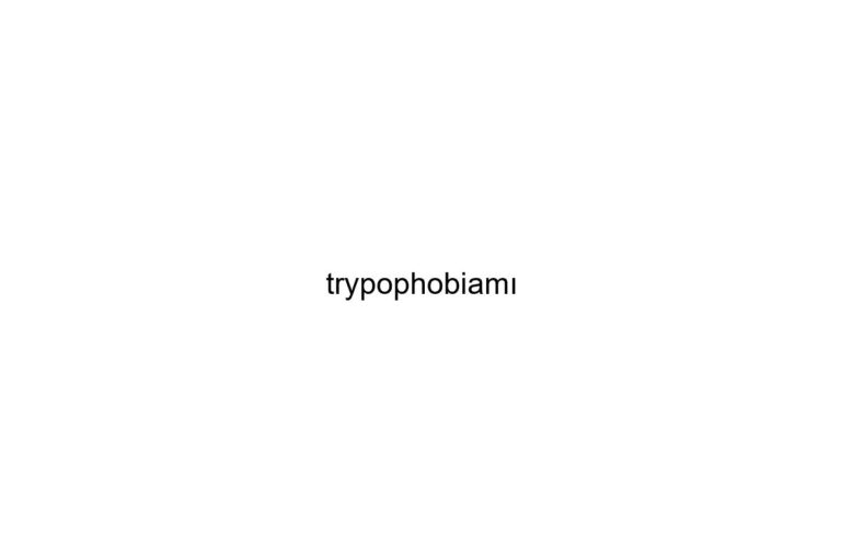 trypophobiam