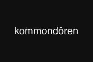 kommondören