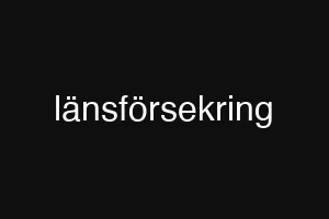 länsförsekring