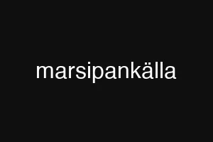 marsipankälla