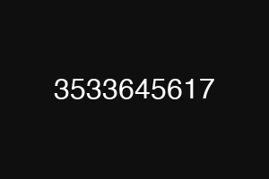 3533645617