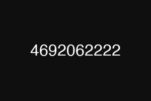 4692062222