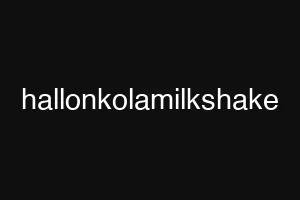 hallonkolamilkshake